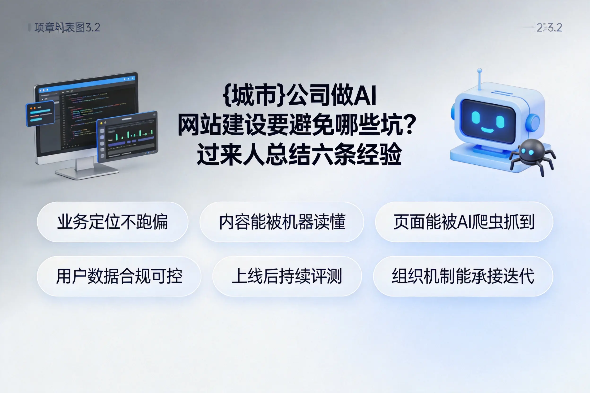 六盘水公司做AI网站建设要避免哪些坑？过来人总结六条经验
