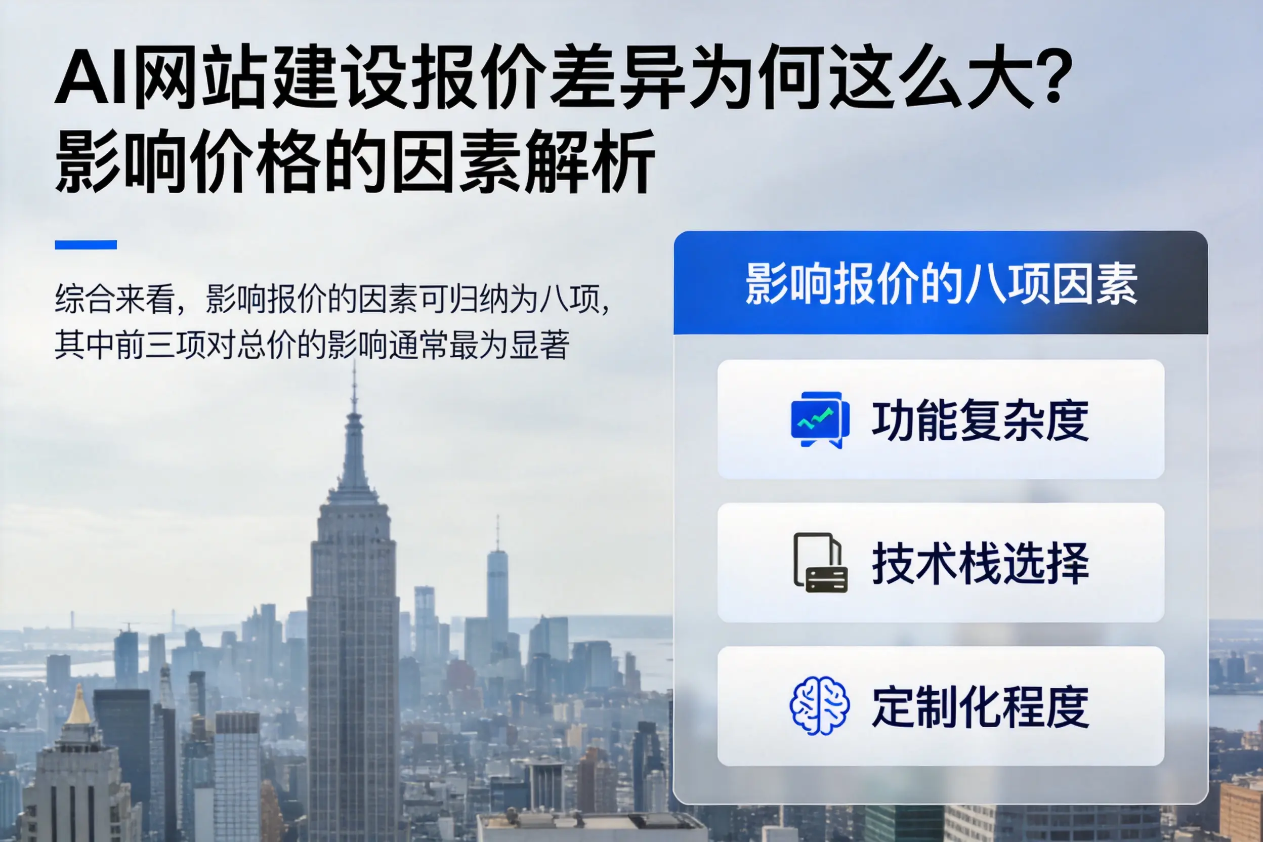六盘水AI网站建设报价差异为何这么大？影响价格的因素解析