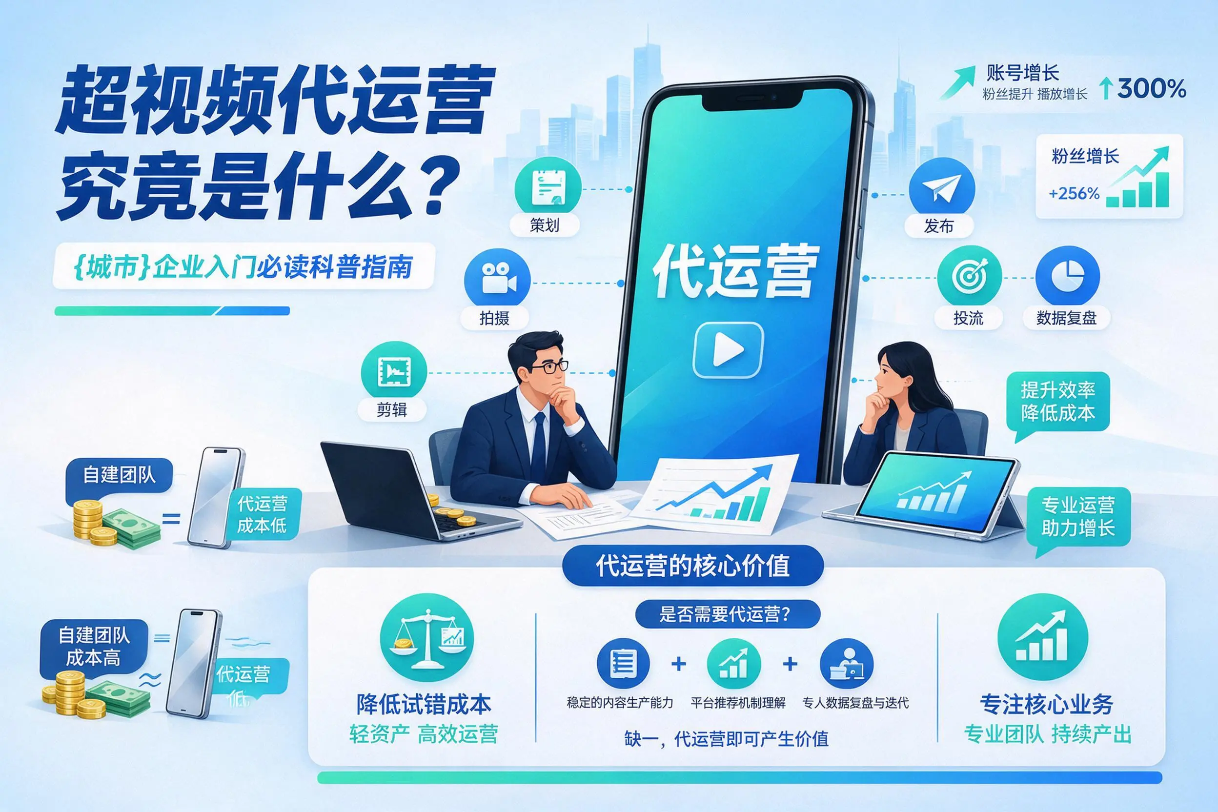 短视频代运营究竟是什么？六盘水企业入门必读科普指南