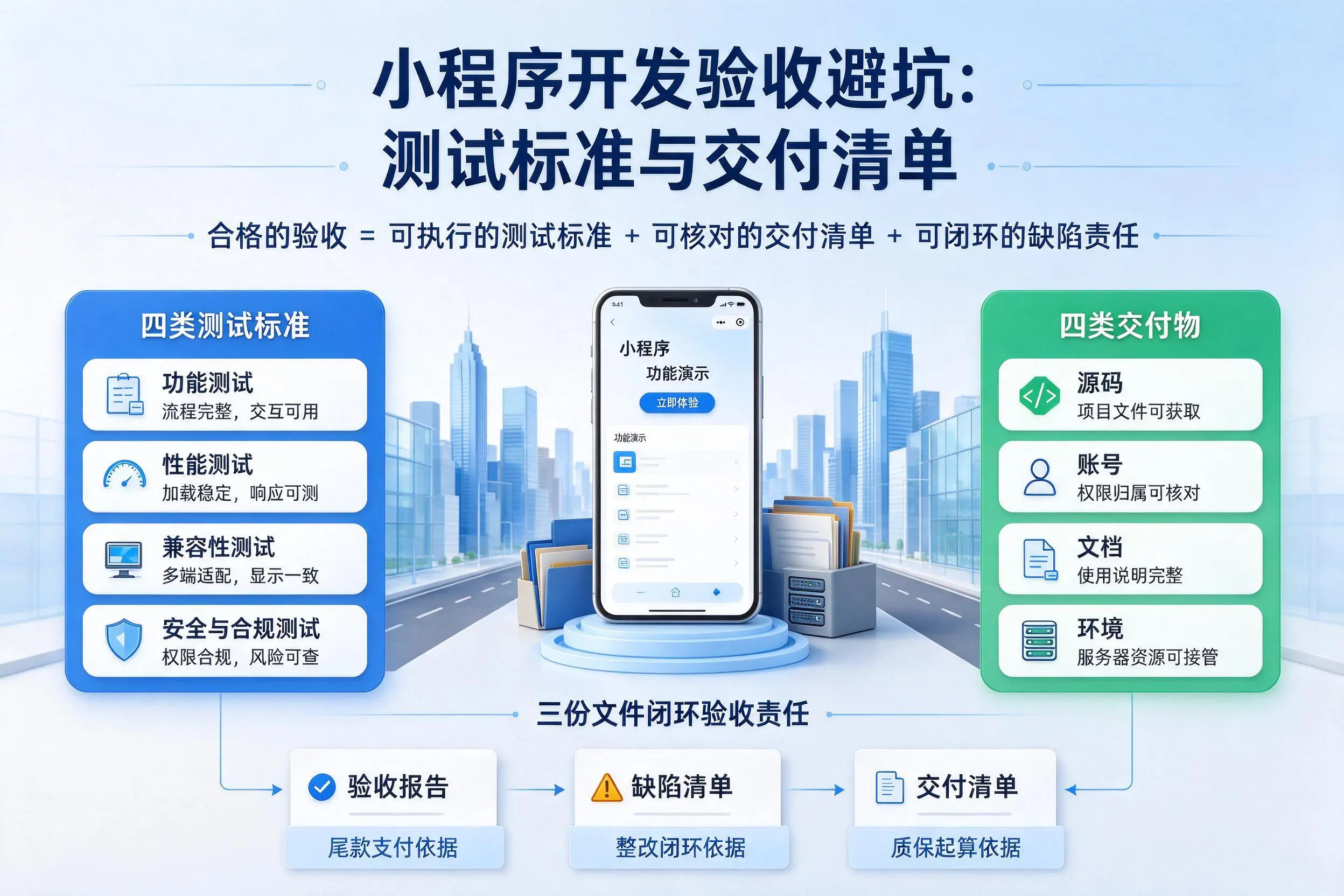 六盘水小程序开发验收避坑：测试标准与交付清单
